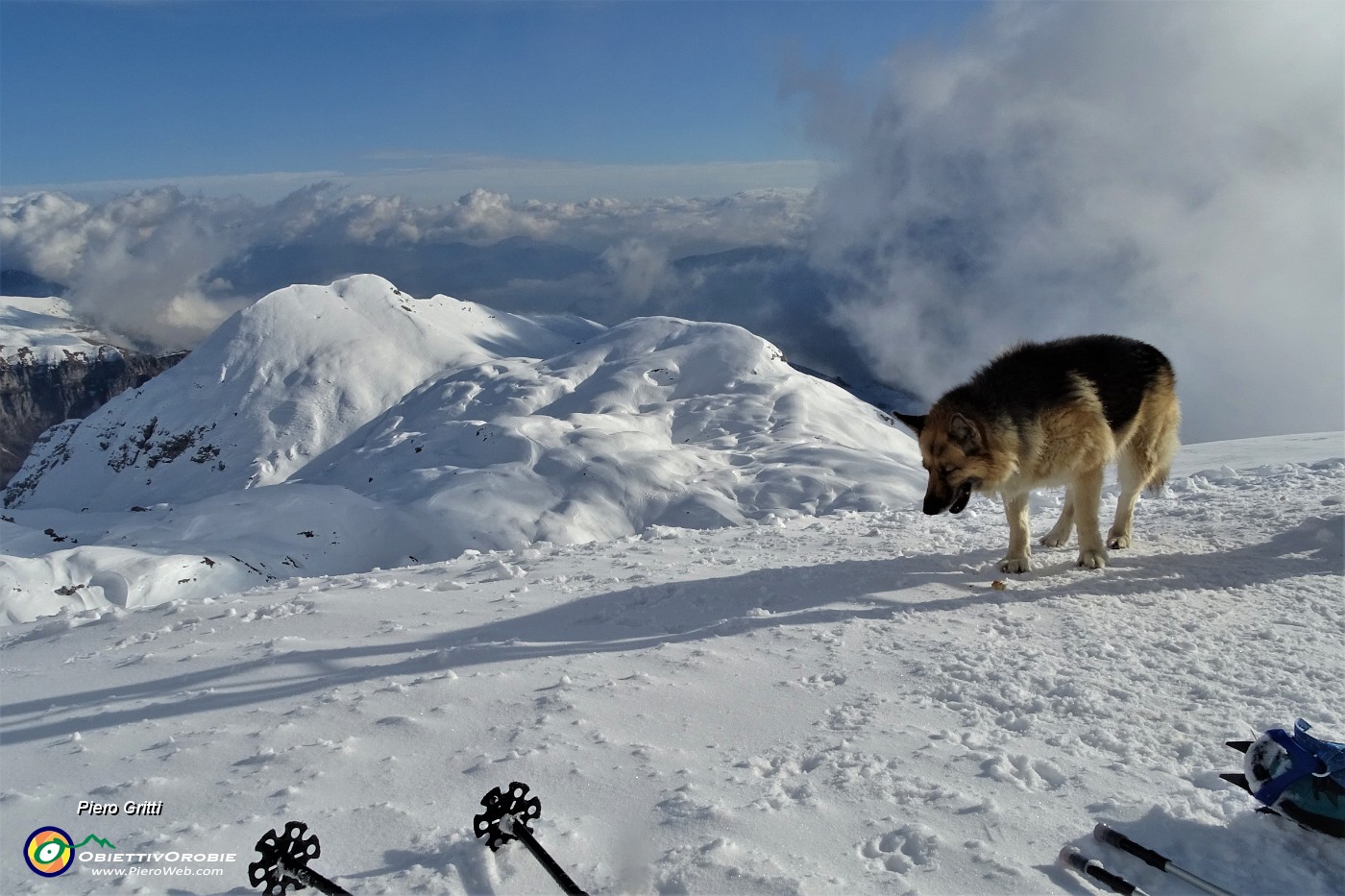 52 Col ritorno del sole si apre il panorama Sul Golla e Matto di Golla.JPG